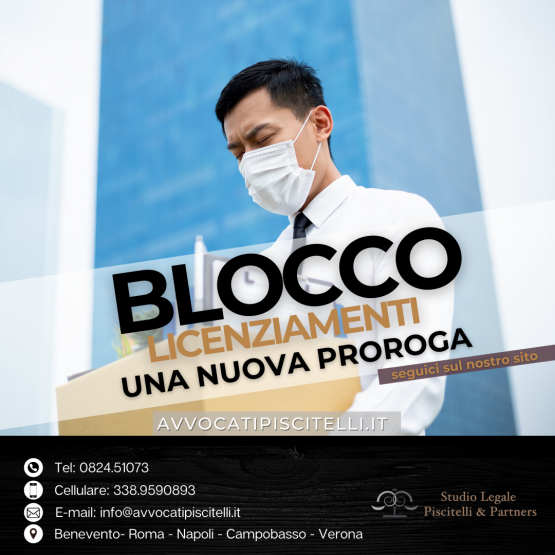 blocco licenziamenti